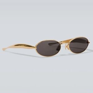 BOTTEGA VENETA BV1386S Women's sardine Sunglasses Lens Black Hinge Gold